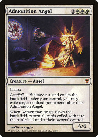Admonition Angel [Worldwake] | Rook's Games and More