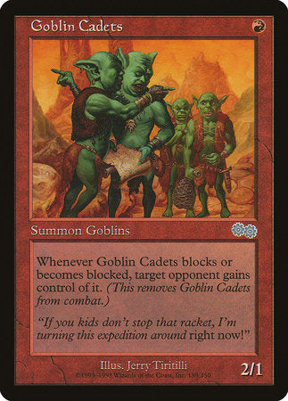 Goblin Cadets [Urza's Saga] | Rook's Games and More