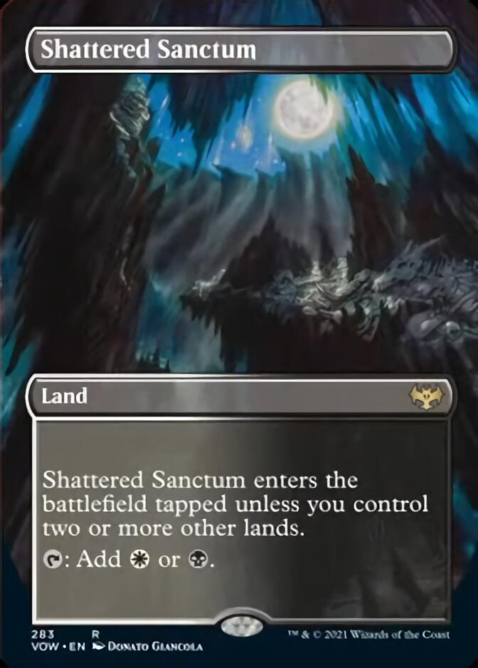 Shattered Sanctum (Borderless) [Innistrad: Crimson Vow] | Rook's Games and More