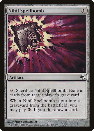 Nihil Spellbomb [Scars of Mirrodin] | Rook's Games and More