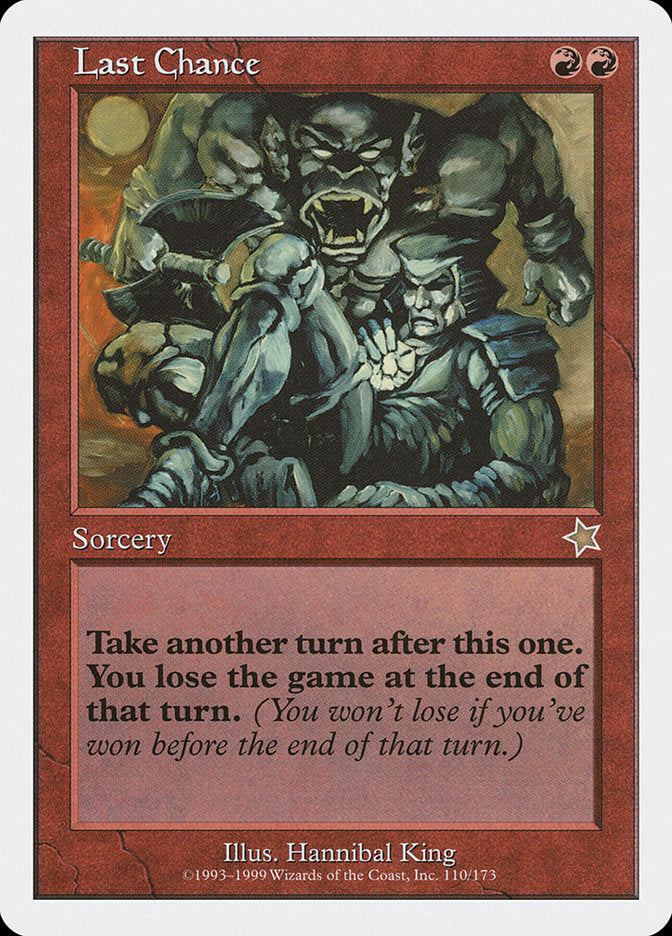 Last Chance [Starter 1999] | Rook's Games and More
