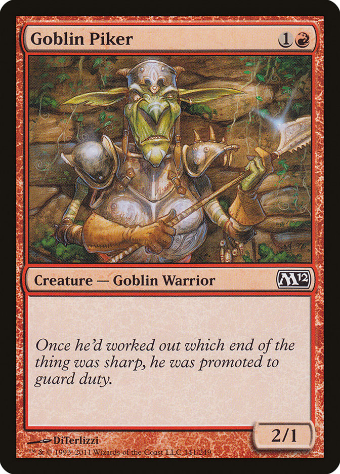 Goblin Piker [Magic 2012] | Rook's Games and More