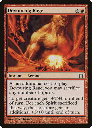Devouring Rage [Champions of Kamigawa] | Rook's Games and More
