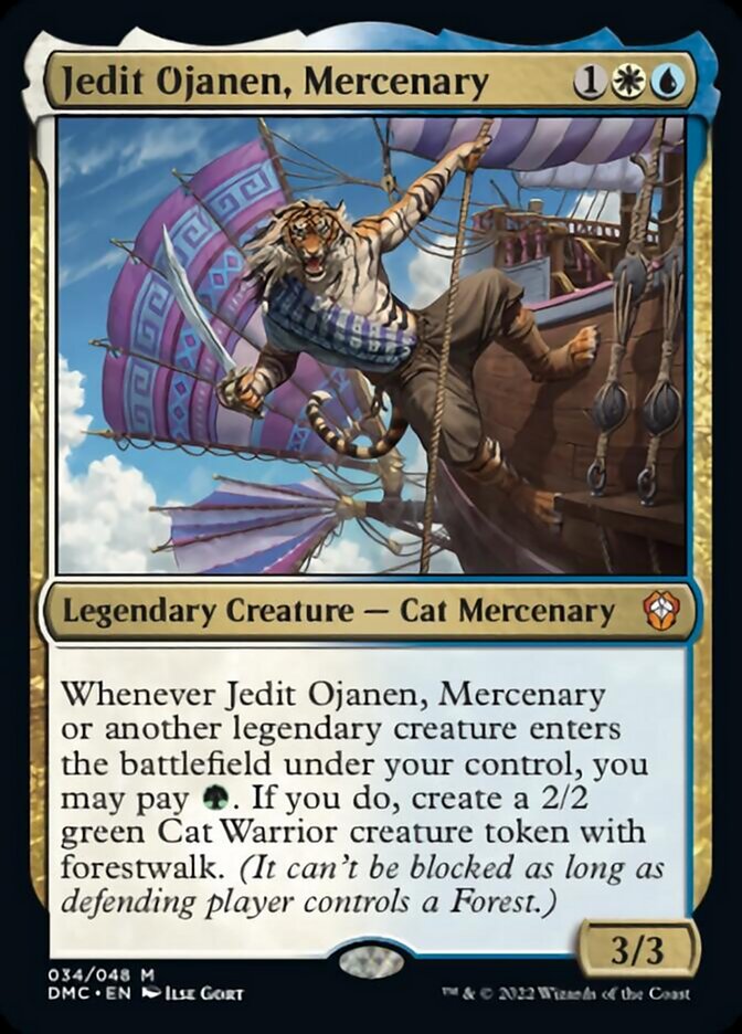 Jedit Ojanen, Mercenary [Dominaria United Commander] | Rook's Games and More