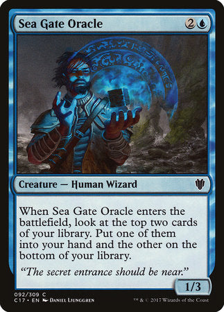 Sea Gate Oracle [Commander 2017] | Rook's Games and More