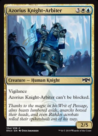 Azorius Knight-Arbiter [Ravnica Allegiance] | Rook's Games and More