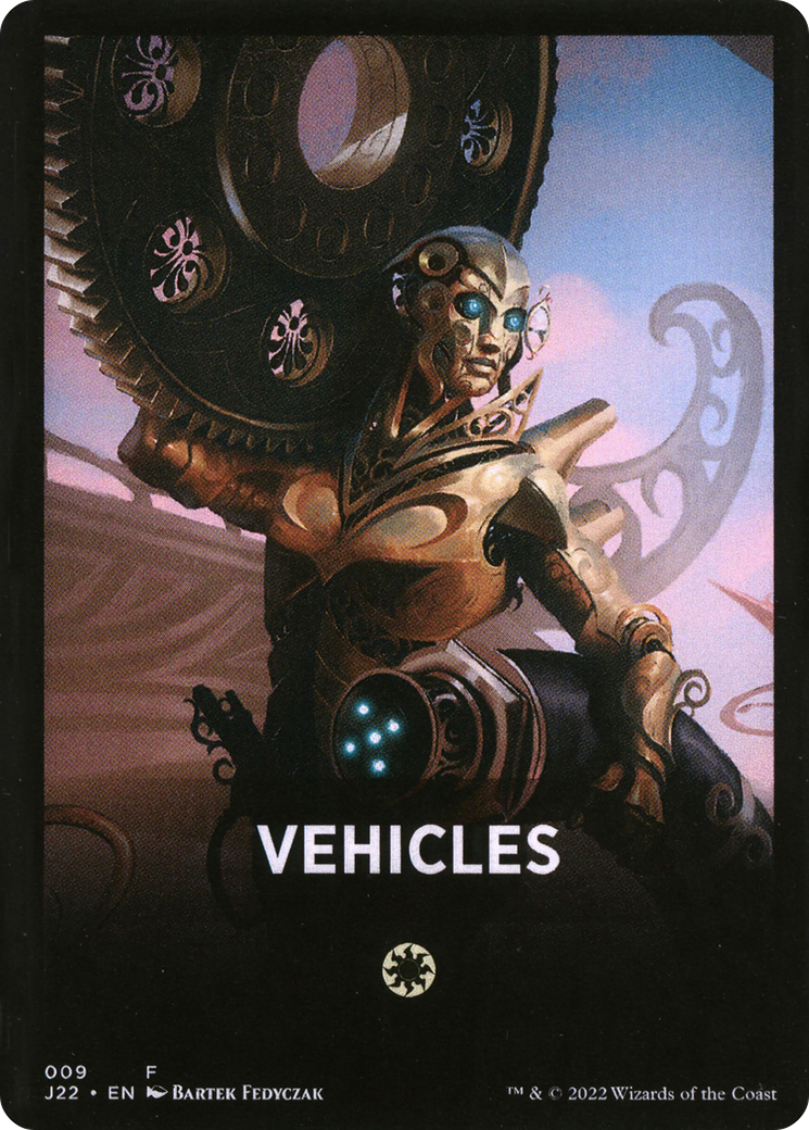 Vehicles Theme Card [Jumpstart 2022 Front Cards] | Rook's Games and More
