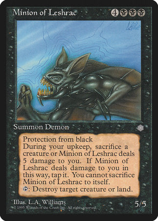 Minion of Leshrac [Ice Age] | Rook's Games and More