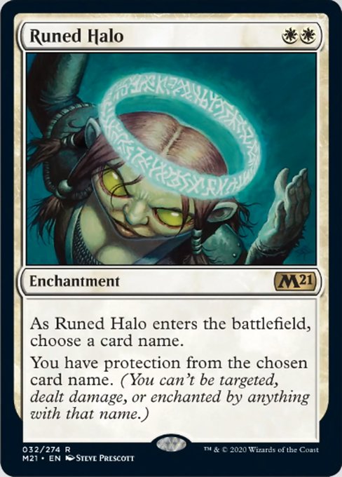 Runed Halo [Core Set 2021] | Rook's Games and More