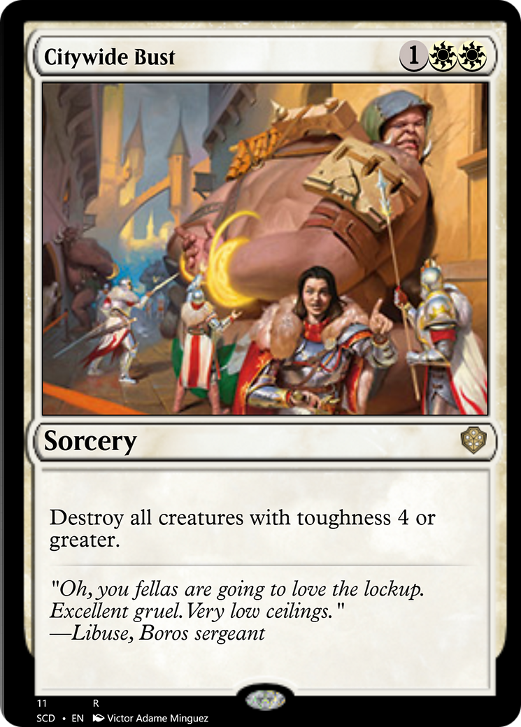 Citywide Bust [Starter Commander Decks] | Rook's Games and More