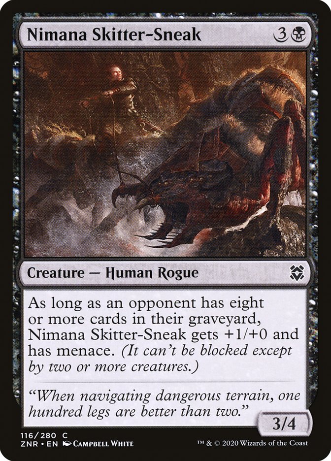 Nimana Skitter-Sneak [Zendikar Rising] | Rook's Games and More