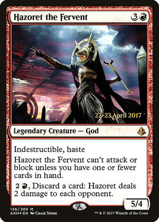 Hazoret the Fervent [Amonkhet Promos] | Rook's Games and More