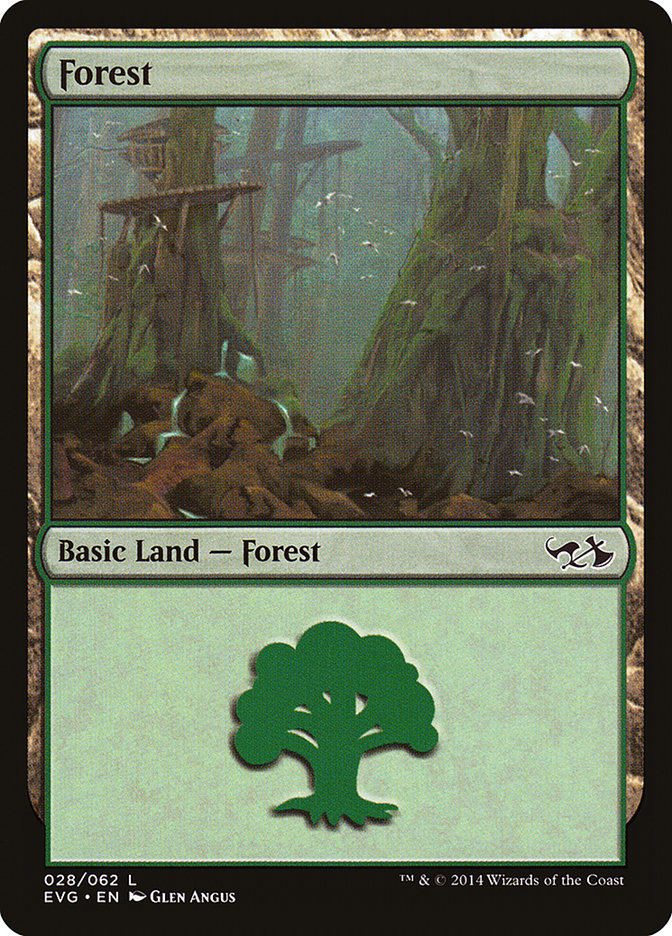 Forest (28) (Elves vs. Goblins) [Duel Decks Anthology] | Rook's Games and More