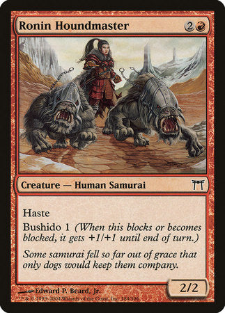 Ronin Houndmaster [Champions of Kamigawa] | Rook's Games and More