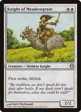 Knight of Meadowgrain [Duel Decks: Knights vs. Dragons] | Rook's Games and More