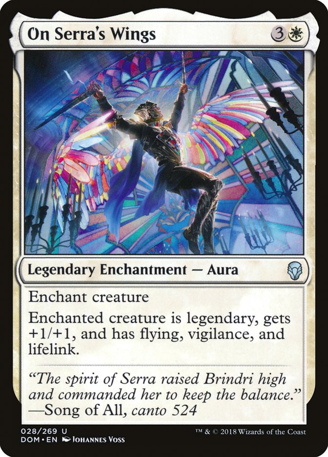 On Serra's Wings [Dominaria] | Rook's Games and More