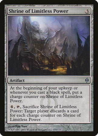 Shrine of Limitless Power [New Phyrexia] | Rook's Games and More