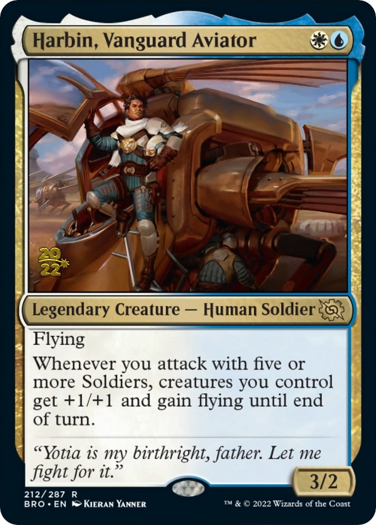 Harbin, Vanguard Aviator [The Brothers' War: Prerelease Promos] | Rook's Games and More