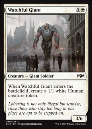 Watchful Giant [Ravnica Allegiance] | Rook's Games and More