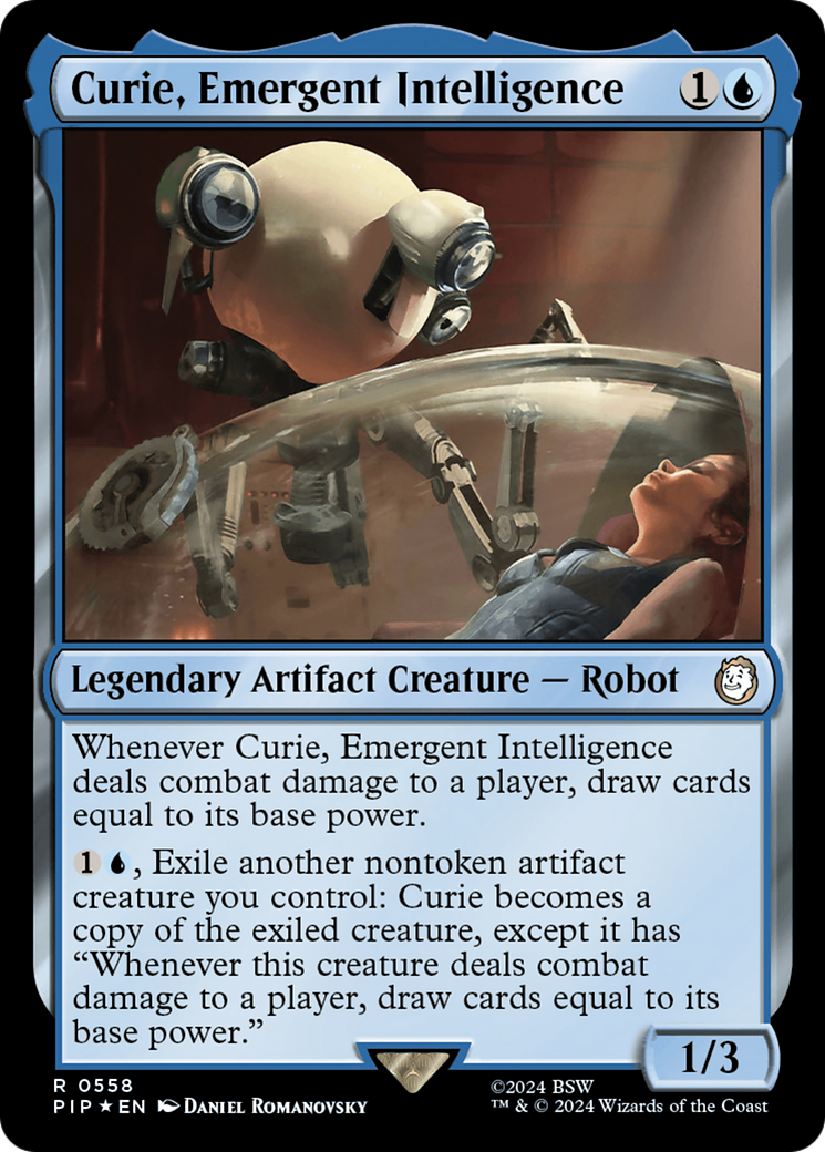 Curie, Emergent Intelligence (Surge Foil) [Fallout] | Rook's Games and More