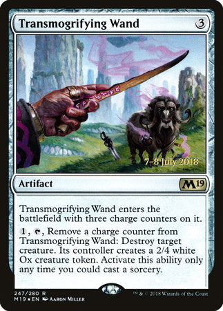 Transmogrifying Wand [Core Set 2019 Promos] | Rook's Games and More