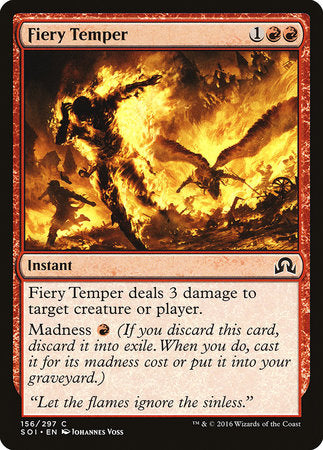 Fiery Temper [Shadows over Innistrad] | Rook's Games and More
