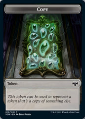 Copy // Boar Double-sided Token [Innistrad: Crimson Vow Tokens] | Rook's Games and More
