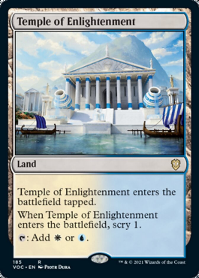 Temple of Enlightenment [Innistrad: Crimson Vow Commander] | Rook's Games and More