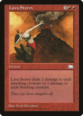 Lava Storm [Weatherlight] | Rook's Games and More