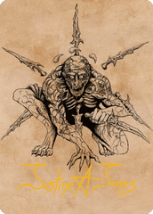 Bhaal, Lord of Murder Art Card (Gold-Stamped Signature) [Commander Legends: Battle for Baldur's Gate Art Series]