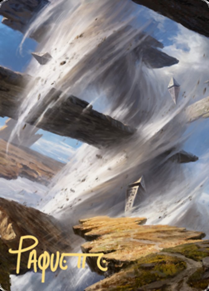 Plains 2 Art Card (Gold-Stamped Signature) [Zendikar Rising Art Series] | Rook's Games and More