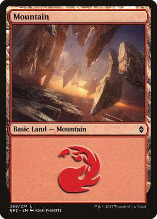 Mountain (268) [Battle for Zendikar] | Rook's Games and More