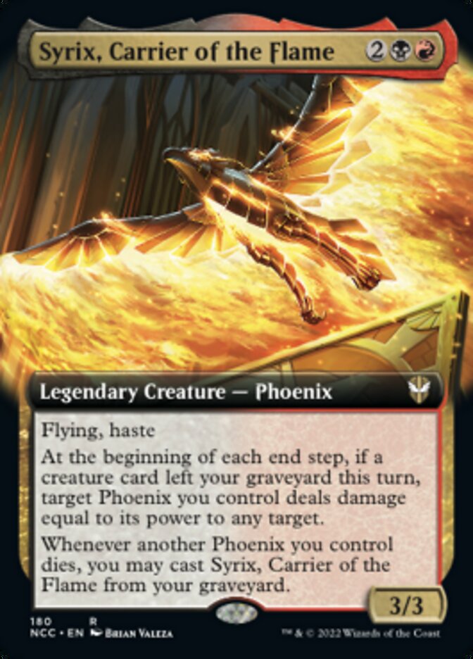 Syrix, Carrier of the Flame (Extended Art) [Streets of New Capenna Commander] | Rook's Games and More