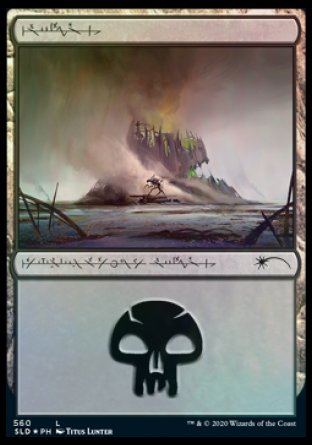 Swamp (Phyrexian) (560) [Secret Lair Drop Promos] | Rook's Games and More