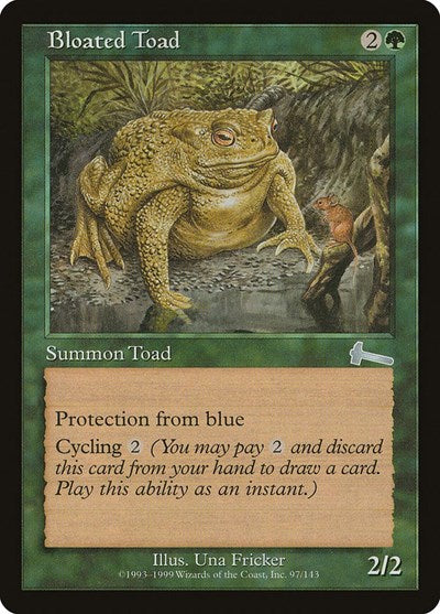 Bloated Toad [Urza's Legacy] | Rook's Games and More