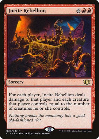 Incite Rebellion [Commander 2014] | Rook's Games and More