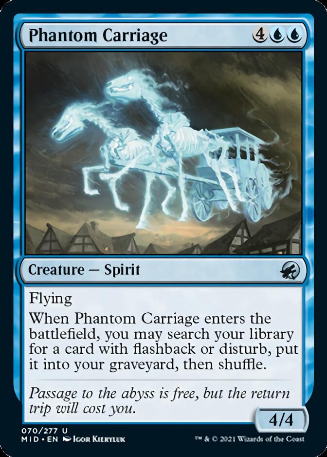 Phantom Carriage [Innistrad: Midnight Hunt] | Rook's Games and More