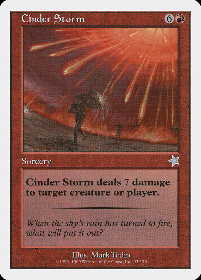 Cinder Storm [Starter 1999] | Rook's Games and More