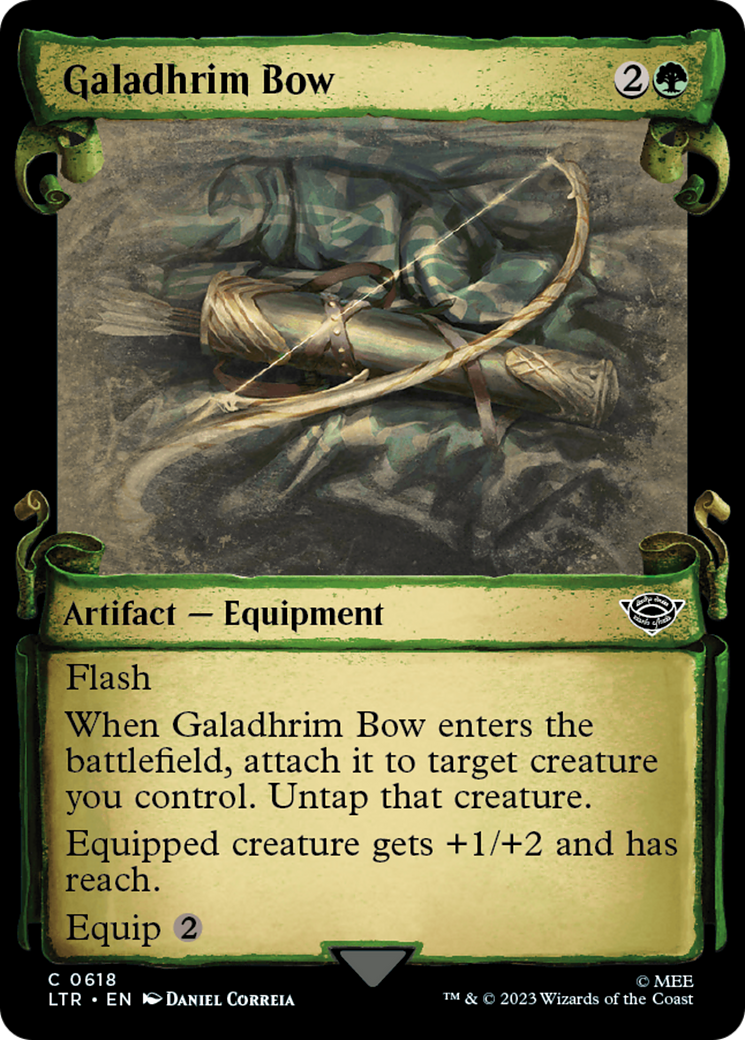 Galadhrim Bow [The Lord of the Rings: Tales of Middle-Earth Showcase Scrolls] | Rook's Games and More