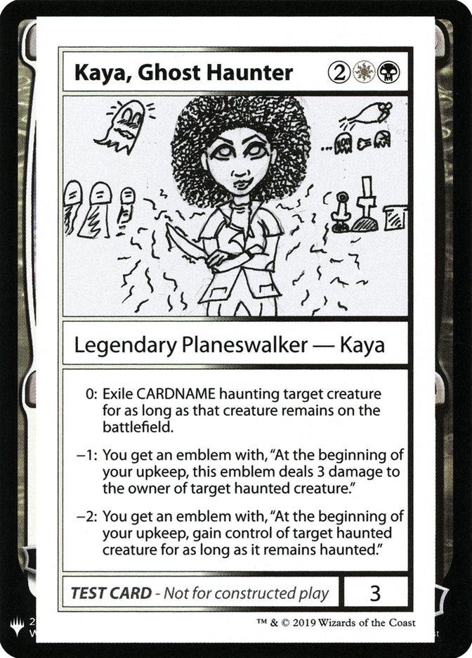 Kaya, Ghost Haunter [Mystery Booster Playtest Cards] | Rook's Games and More