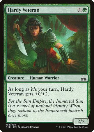 Hardy Veteran [Rivals of Ixalan] | Rook's Games and More