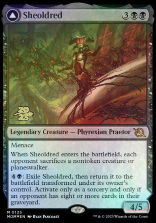 Sheoldred // The True Scriptures [March of the Machine Prerelease Promos] | Rook's Games and More