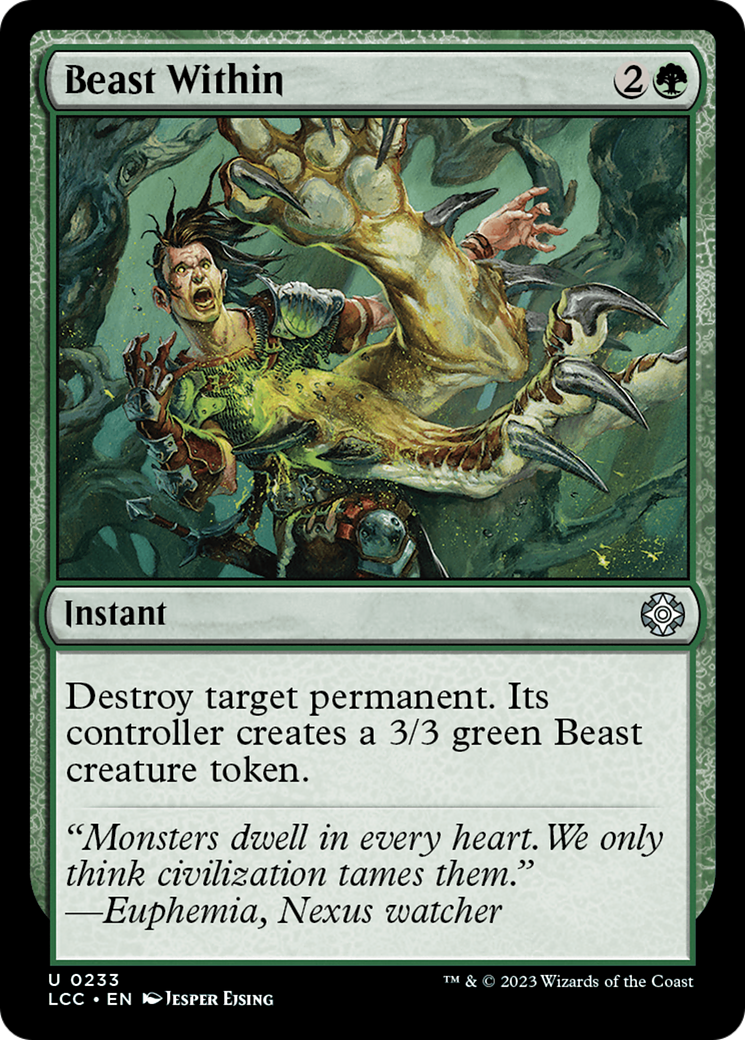 Beast Within [The Lost Caverns of Ixalan Commander] | Rook's Games and More