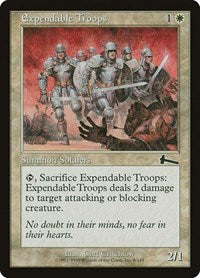 Expendable Troops [Urza's Legacy] | Rook's Games and More