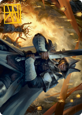 Ritual Guardian Art Card (Gold-Stamped Signature) [Innistrad: Midnight Hunt Art Series] | Rook's Games and More