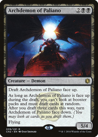 Archdemon of Paliano [Conspiracy: Take the Crown] | Rook's Games and More