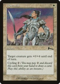 Iron Will [Urza's Legacy] | Rook's Games and More