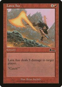 Lava Axe [Urza's Legacy] | Rook's Games and More