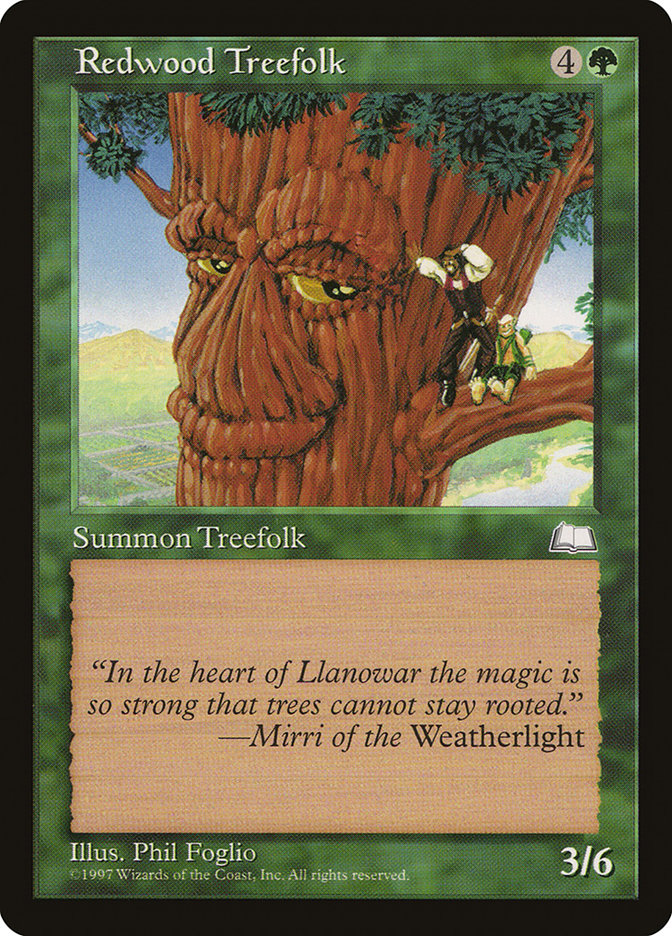 Redwood Treefolk [Weatherlight] | Rook's Games and More