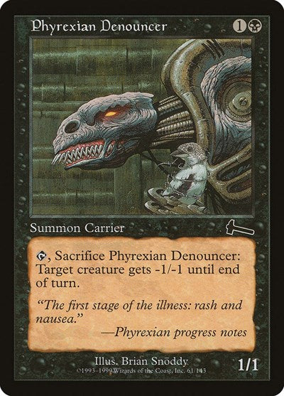 Phyrexian Denouncer [Urza's Legacy] | Rook's Games and More